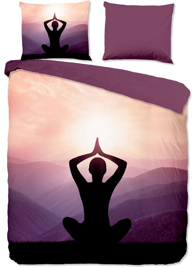 Pure Dekbedovertrek Yoga Paars - Microvezel