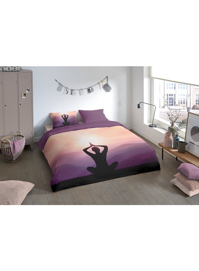 Pure Dekbedovertrek Yoga Paars - Microvezel