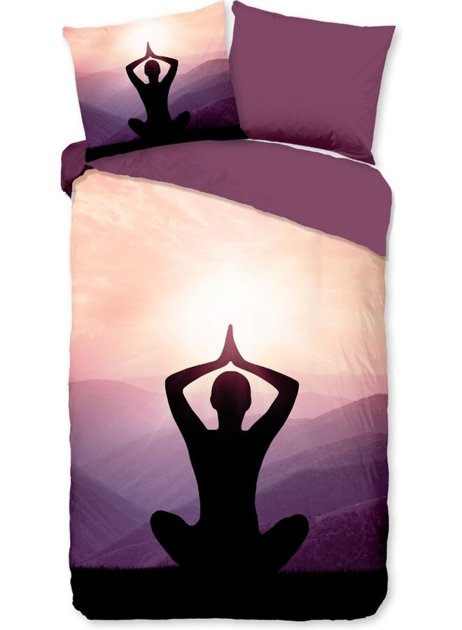 Pure Dekbedovertrek Yoga Paars - Microvezel