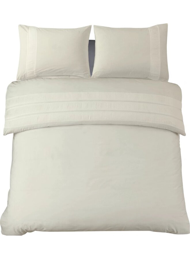 Dekbedovertrek Bali Creme - Percaline Katoen