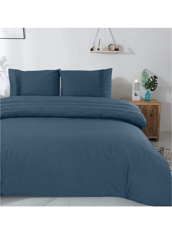 Dreamhouse Dekbedovertrek Bali Blauw - Percaline Katoen