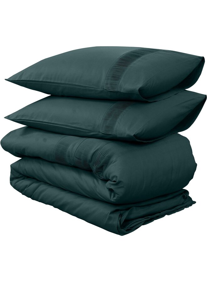 Dreamhouse Dekbedovertrek Bali Groen - Percaline Katoen