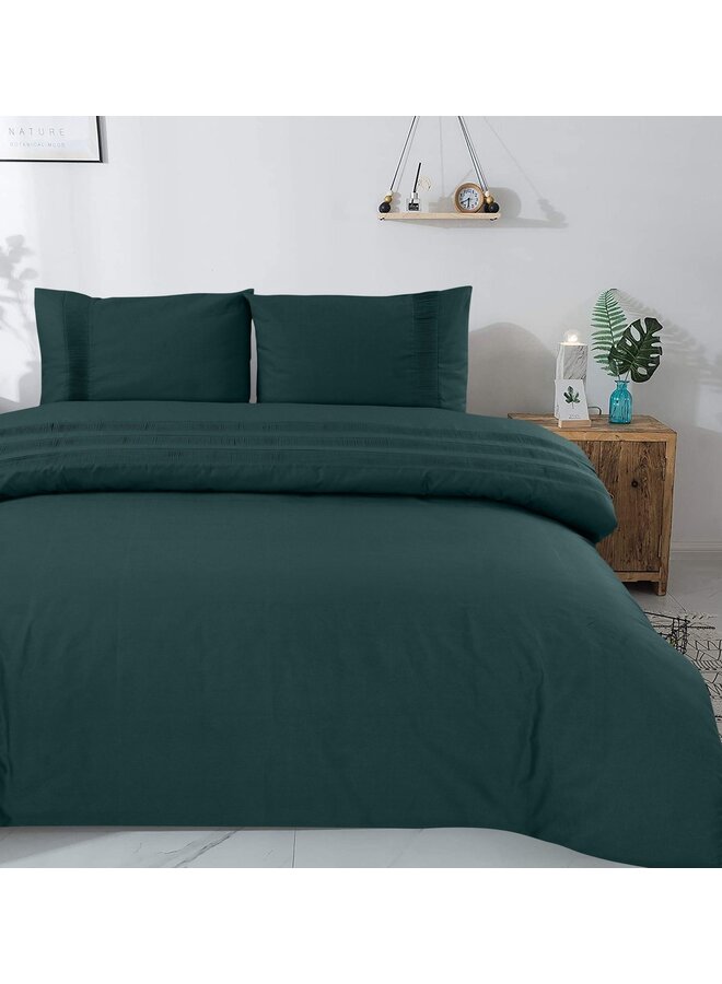 Dreamhouse Dekbedovertrek Bali Groen - Percaline Katoen