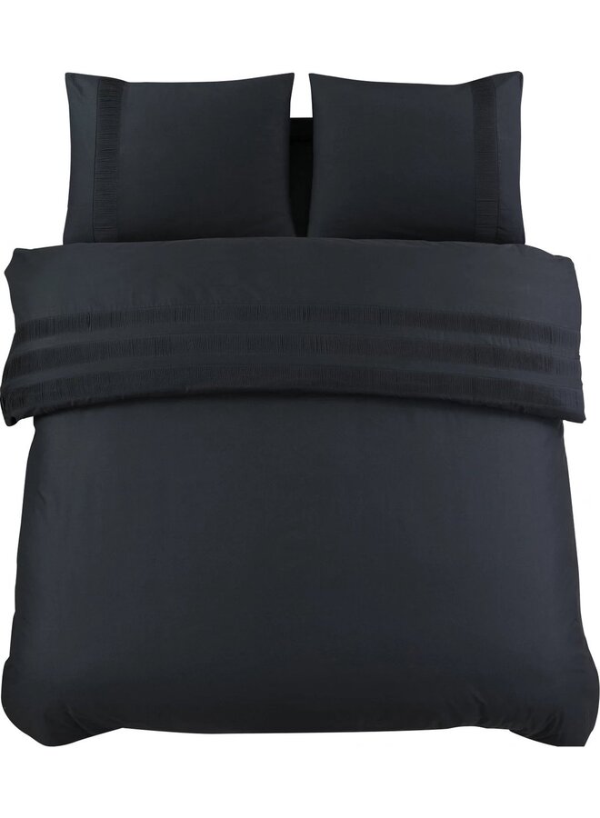 Dreamhouse Dekbedovertrek Bali Zwart - Percaline Katoen