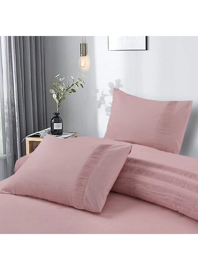 Dreamhouse Dekbedovertrek Bali Roze - Percaline Katoen