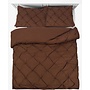 Dreamhouse Dekbedovertrek Plooien Salvador Bruin - Katoen