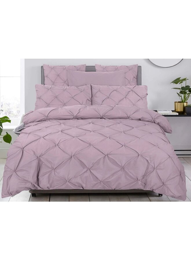 Dreamhouse Dekbedovertrek Plooien Salvador Lila - Percaline Katoen