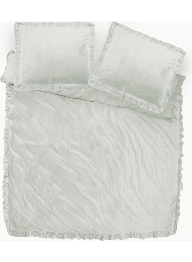 Dekbedovertrek Ruffles Wit - Velvet