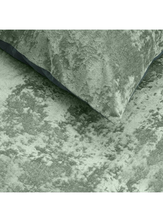 Sleeptime Dekbedovertrek Crushed Groen - Velvet