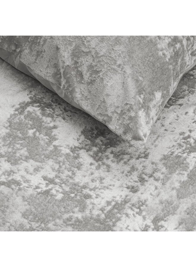 Sleeptime Dekbedovertrek Crushed Grijs - Velvet