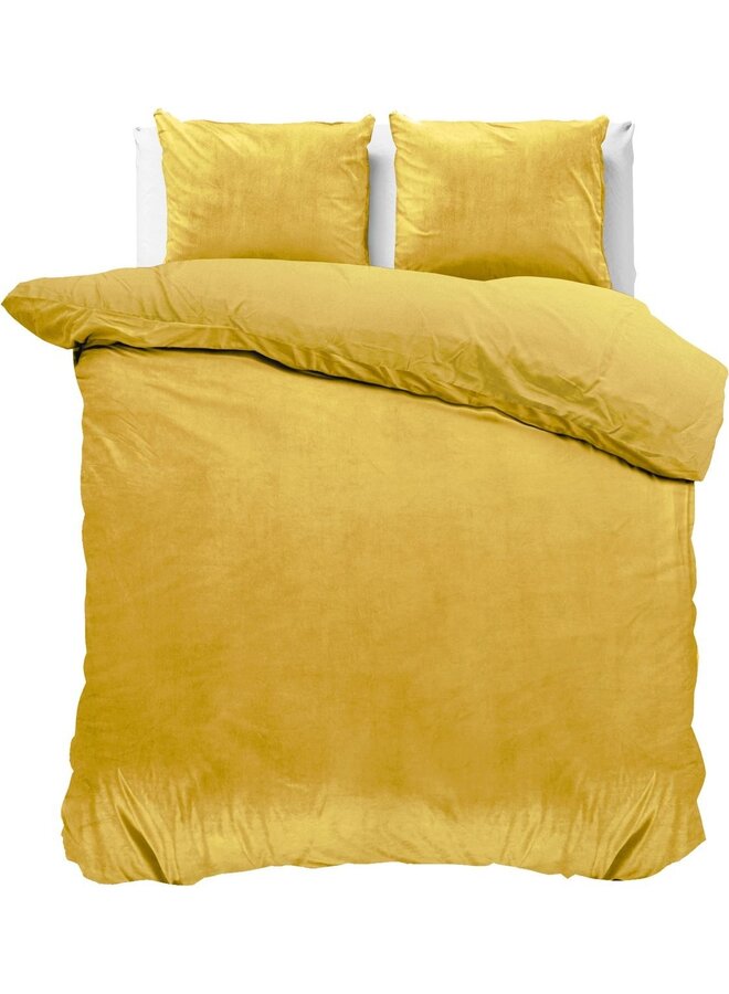 Dekbedovertrek Uni Goud - Velvet