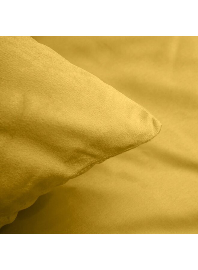 Sleeptime Dekbedovertrek Uni Goud - Velvet