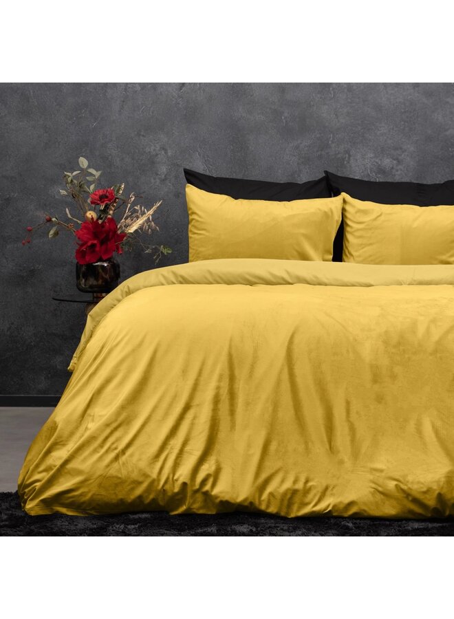 Sleeptime Dekbedovertrek Uni Goud - Velvet