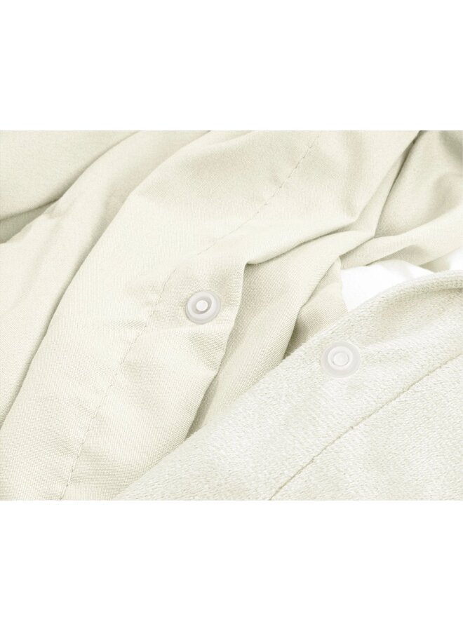 Sleeptime Dekbedovertrek Uni Creme - Velvet