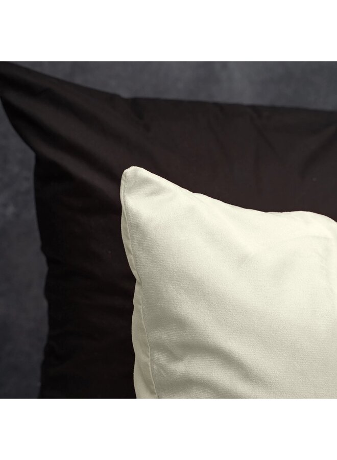 Sleeptime Dekbedovertrek Uni Creme - Velvet