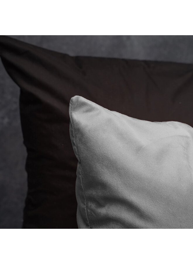Sleeptime Dekbedovertrek Uni Grijs - Velvet