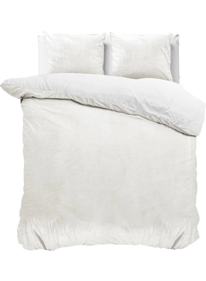 Dekbedovertrek Uni Wit - Velvet