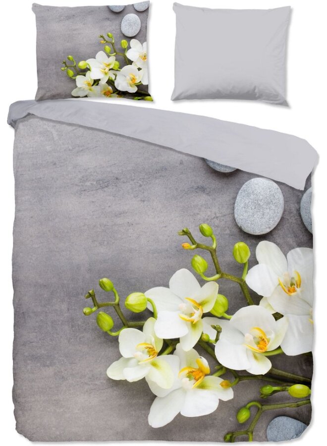 Dekbedovertrek Sri Grijs - Microvezel