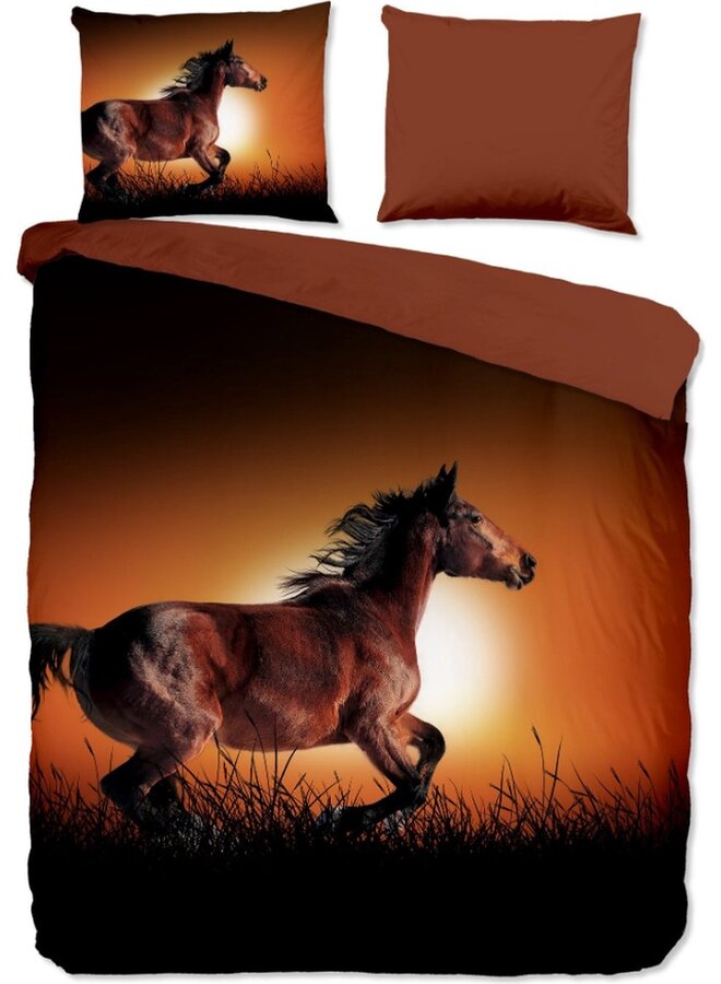 Dekbedovertrek Freedom Bruin