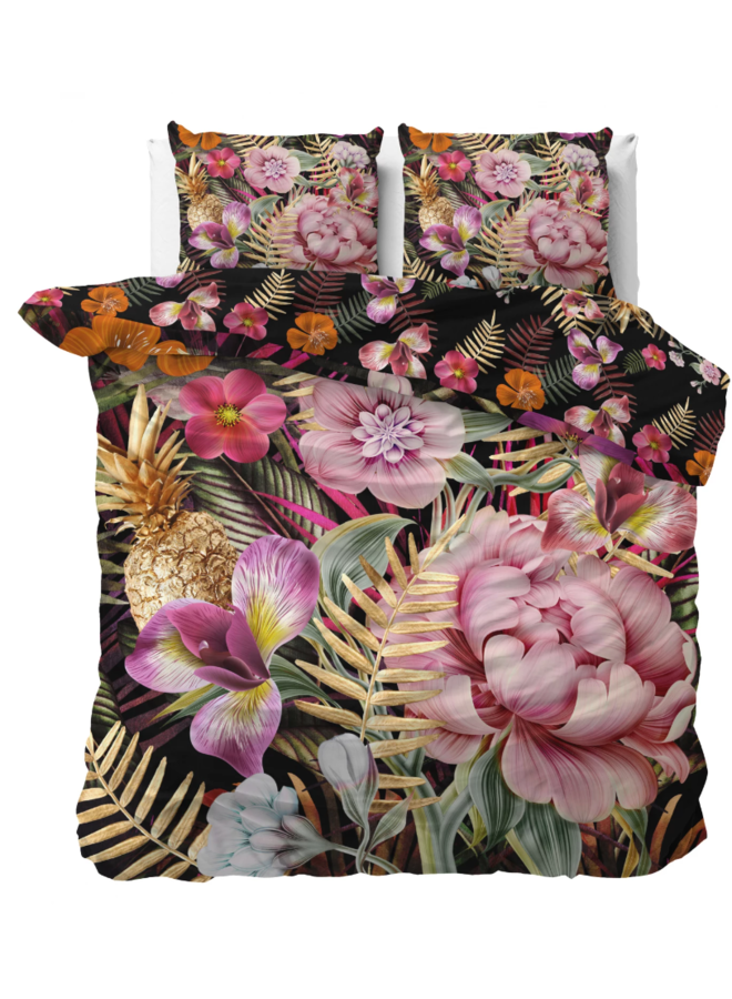 Dekbedovertrek Petal Roze - Katoensatijn PL3