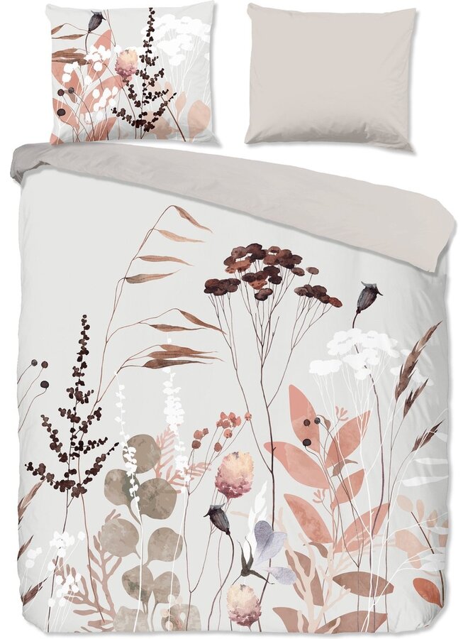 Dekbedovertrek Moya Grijs - Katoen