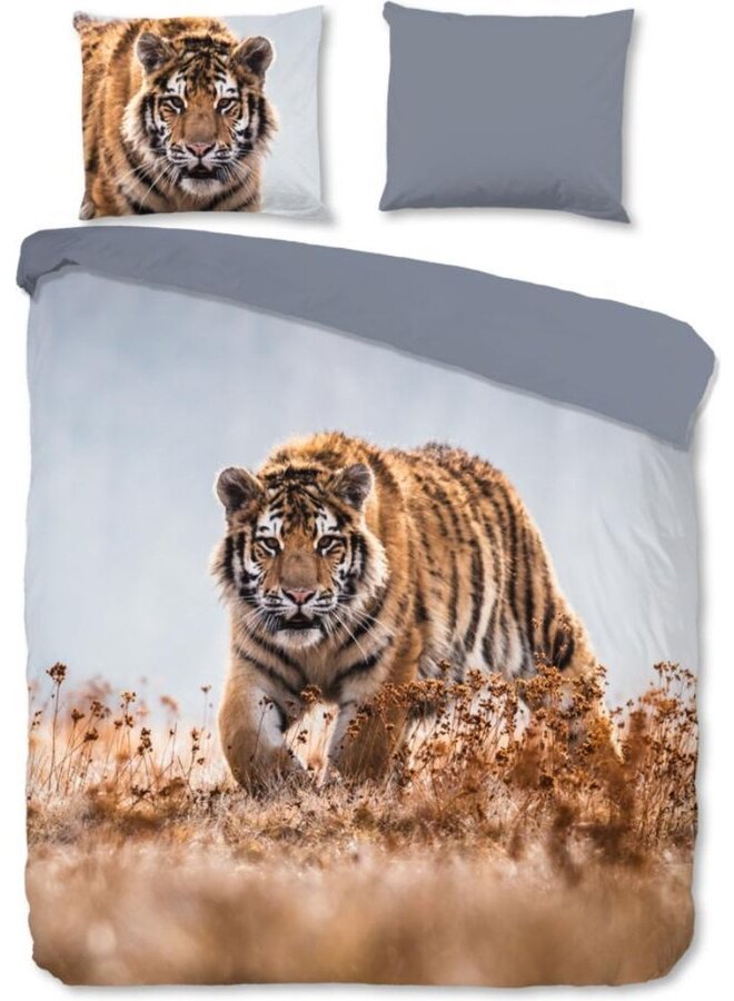 Good Morning Dekbedovertrek Tiger Multi - Katoen