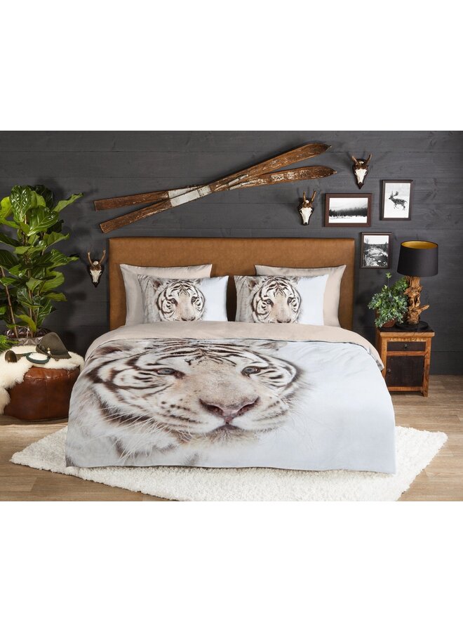 Good Morning Dekbedovertrek Thor Creme - Flanel