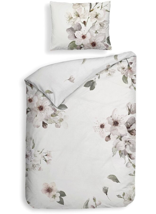 Heckett & Lane Dekbedovertrek Fai Creme - Katoensatijn