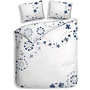 Heckett & Lane Dekbedovertrek Zoe Wit - Katoensatijn