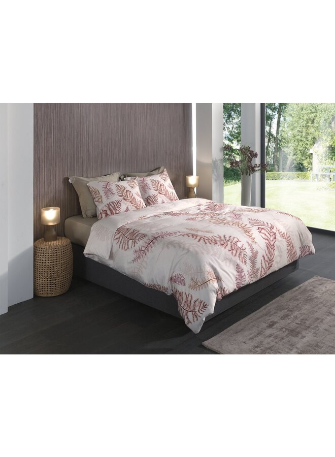 Heckett & Lane Dekbedovertrek Kamea Soft Pink - Katoensatijn