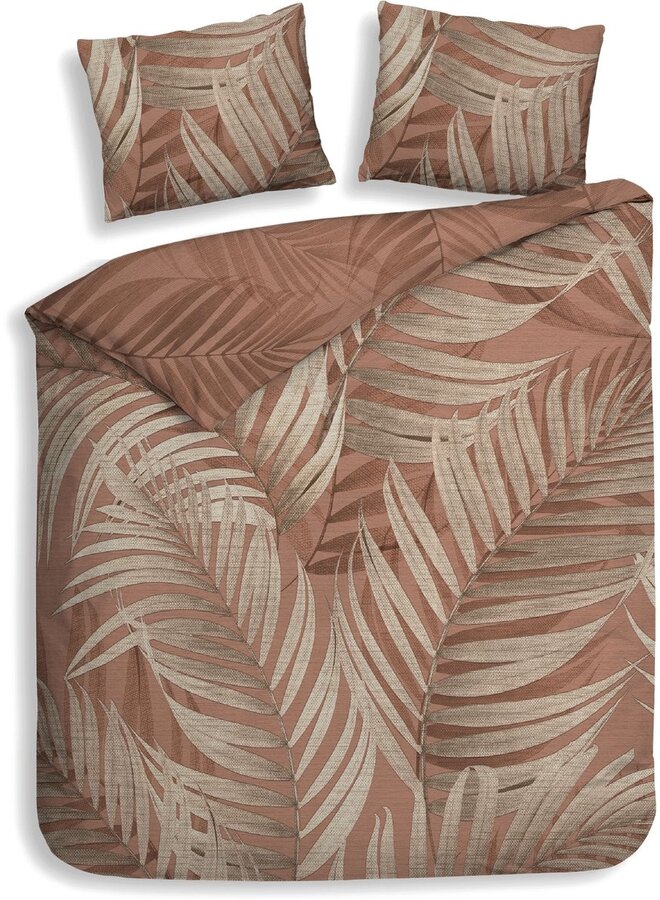 Dekbedovertrek Selin Terra - Katoensatijn