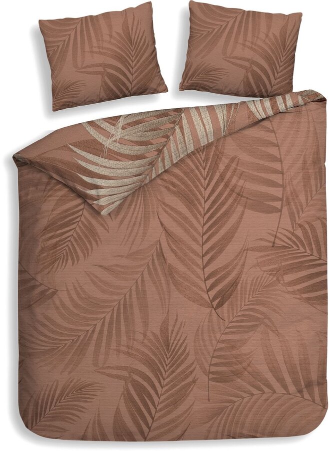 Heckett & Lane Dekbedovertrek Selin Terra - Katoensatijn