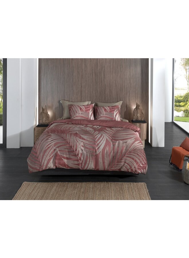 Heckett & Lane Dekbedovertrek Selin Terra - Katoensatijn