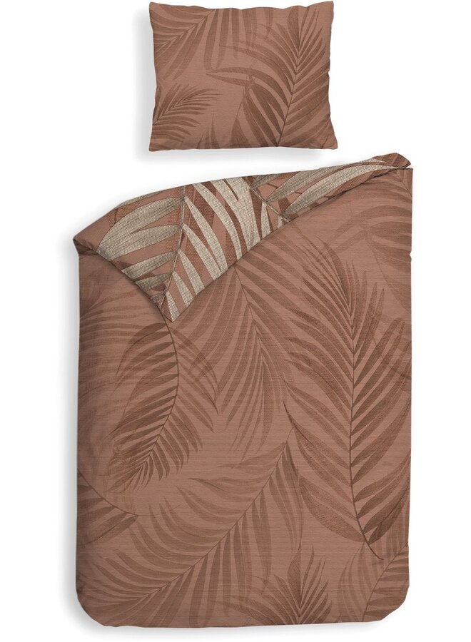 Heckett & Lane Dekbedovertrek Selin Terra - Katoensatijn