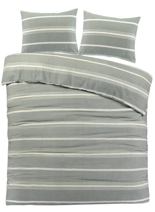 Dekbedovertrek Seefeld Groen - Flanel