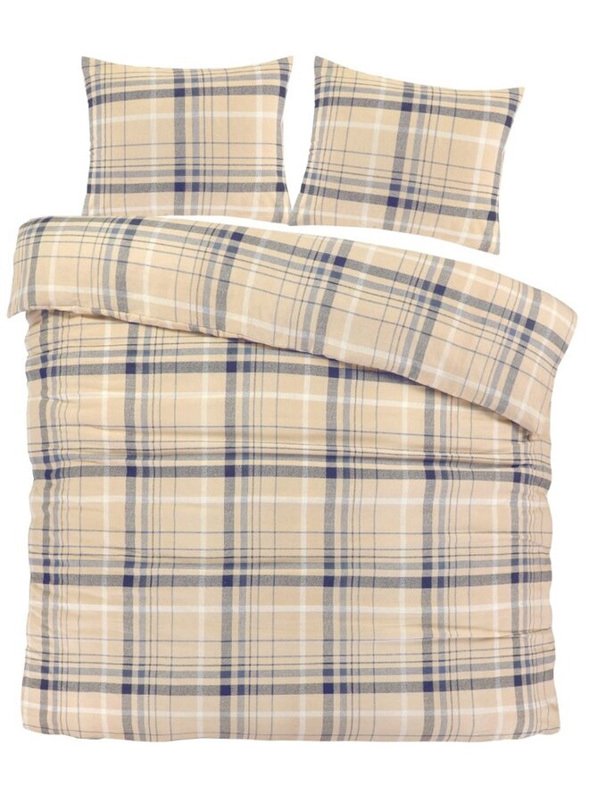Day Dream Dekbedovertrek Solden Beige - Flanel