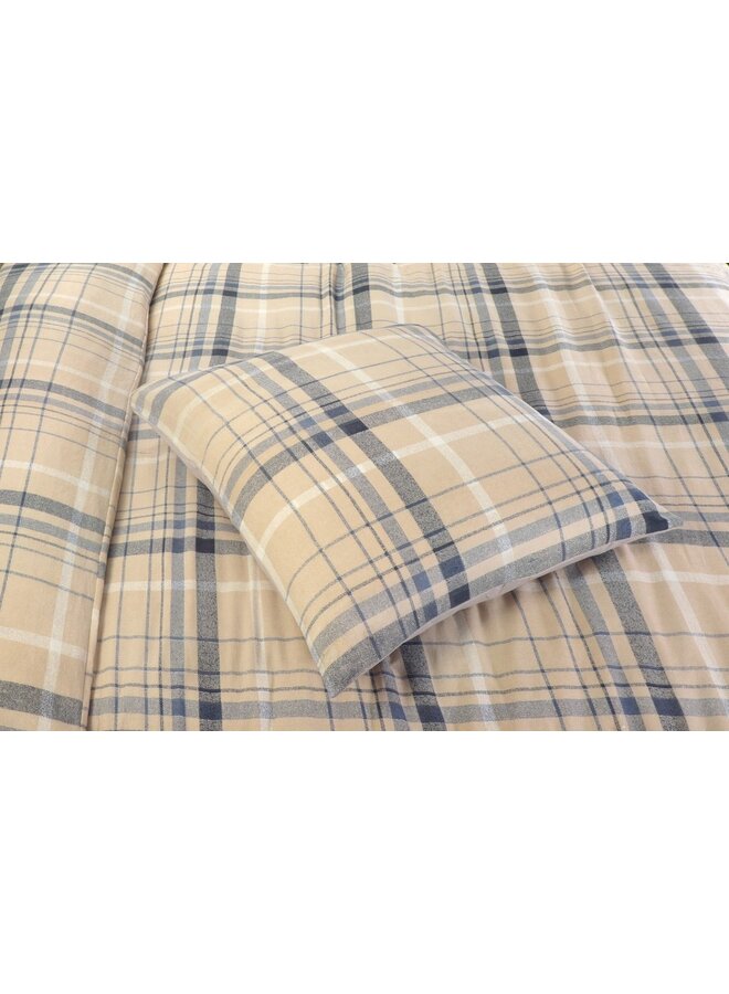 Day Dream Flanel Dekbedovertrek Beige