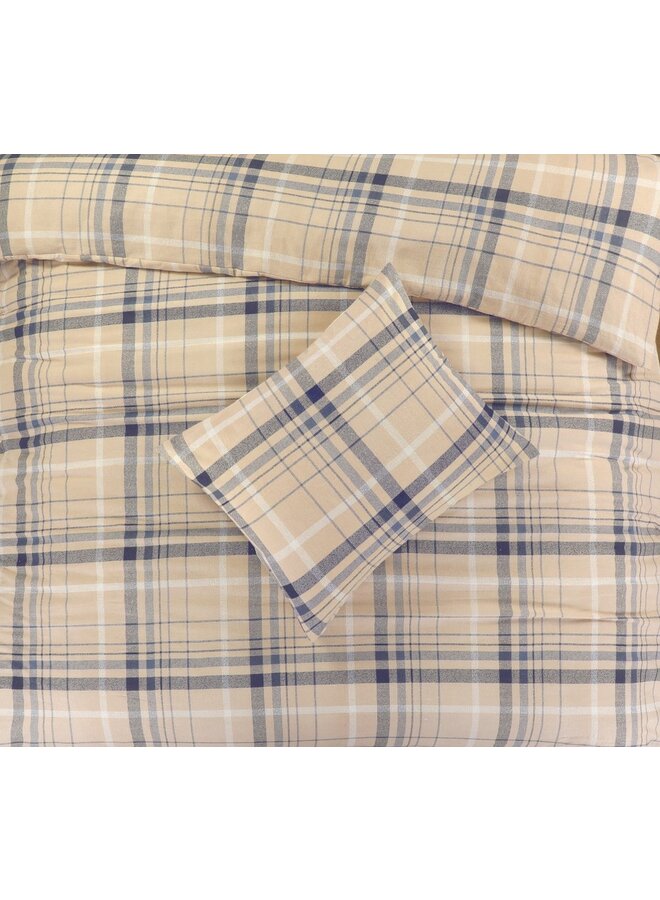 Day Dream Dekbedovertrek Solden Beige - Flanel