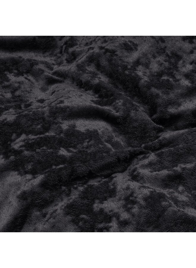 Sleeptime Velvet Dekbedovertrek Zwart