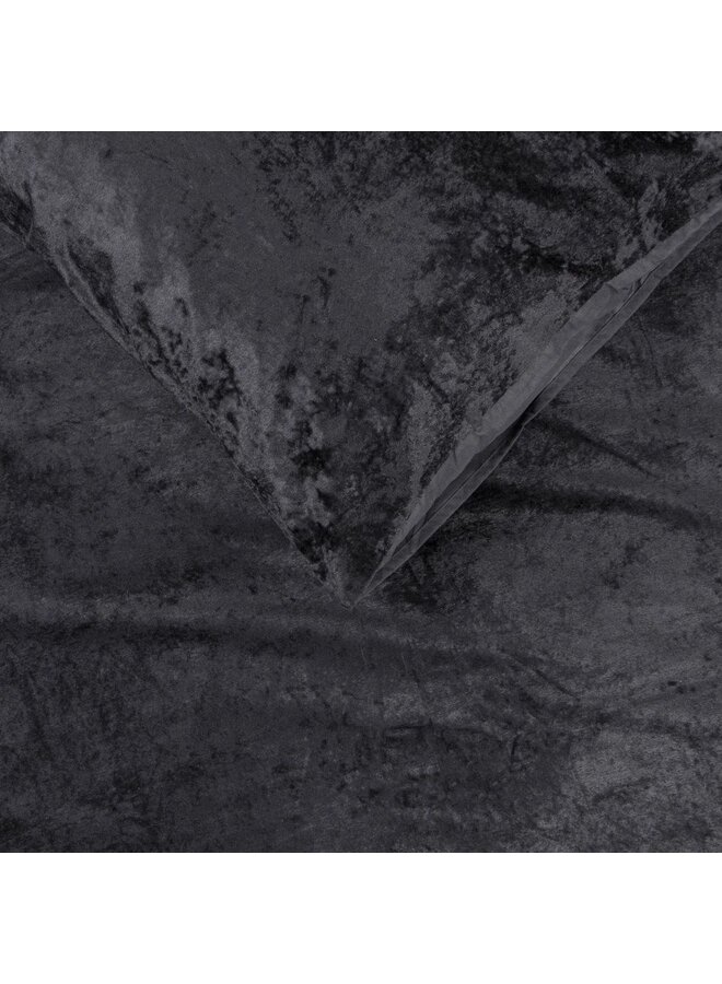 Sleeptime Dekbedovertrek Crystal Zwart - Velvet