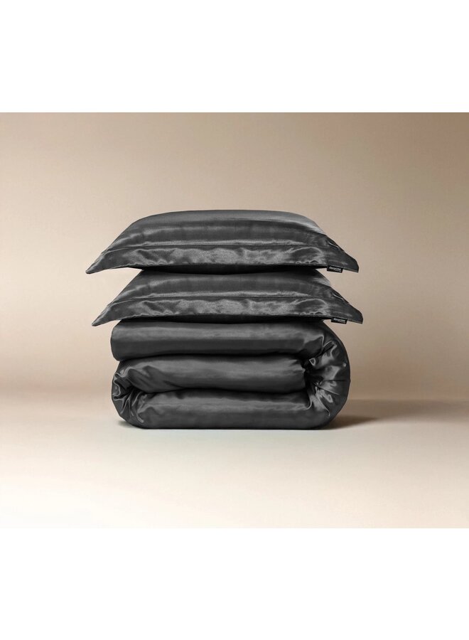 Sleeptime Satijn Dekbedovertrek Antraciet