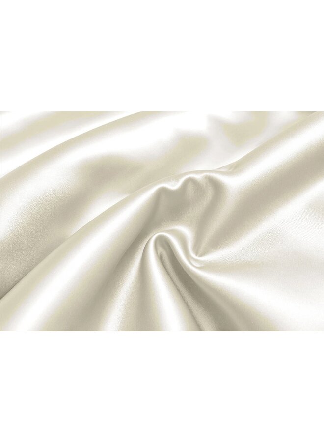 Sleeptime Dekbedovertrek Uni Glossy Creme - Satijn