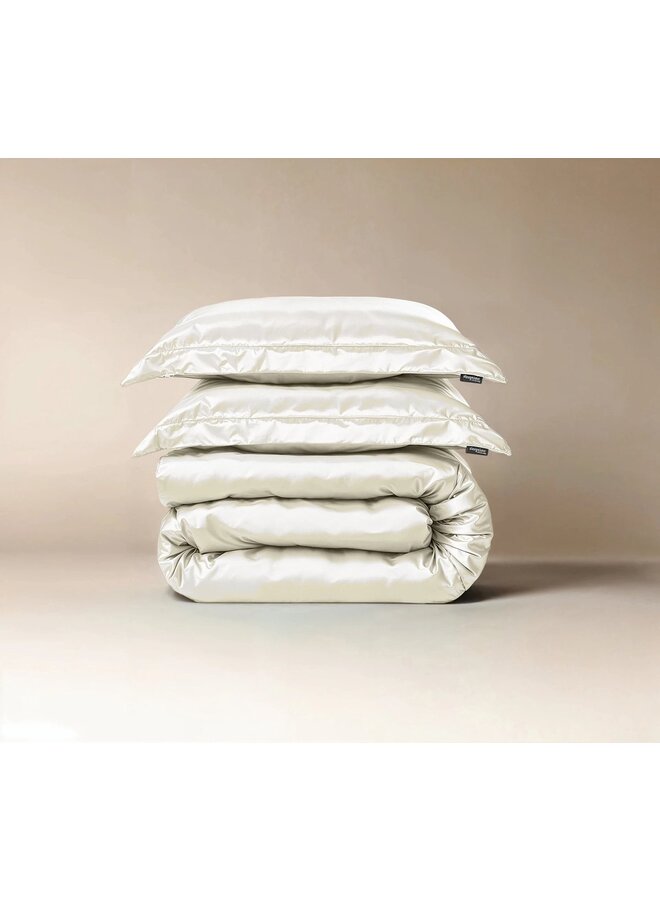 Sleeptime Dekbedovertrek Uni Glossy Creme - Satijn