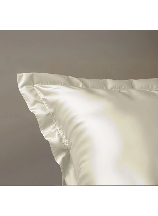 Sleeptime Dekbedovertrek Uni Glossy Creme - Satijn