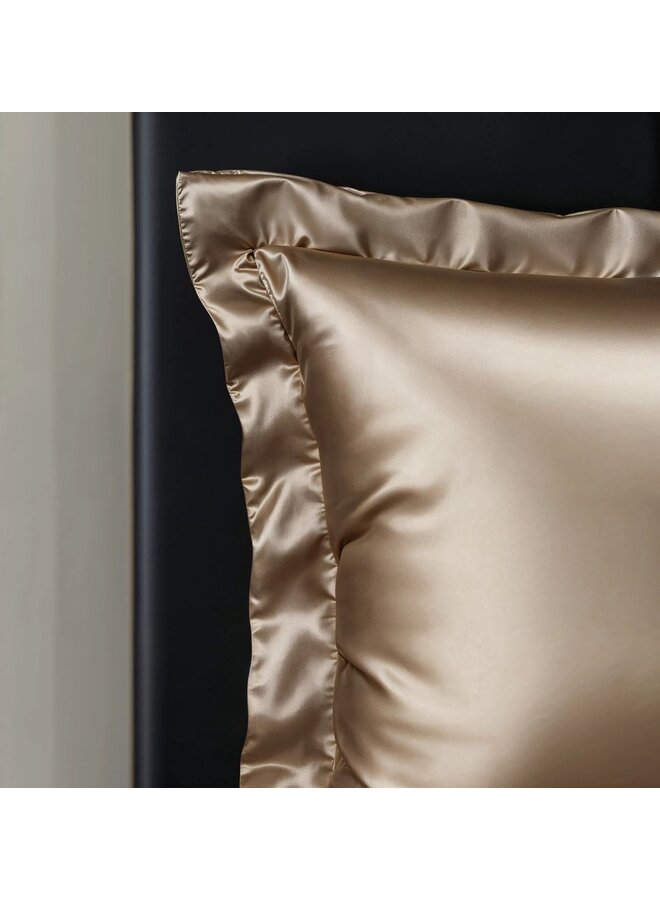 Sleeptime Dekbedovertrek Uni Glossy Taupe - Satijn