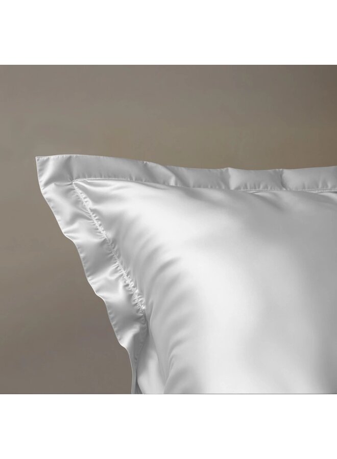 Sleeptime Dekbedovertrek Uni Glossy Wit - Satijn