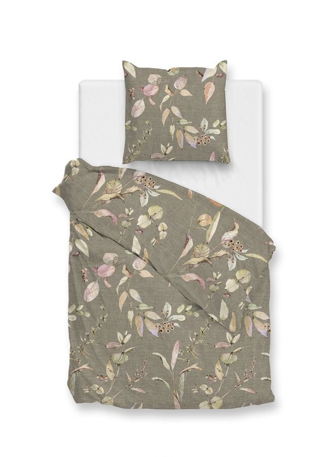 ZO! Home Dekbedovertrek Sambuco Groen - Katoen