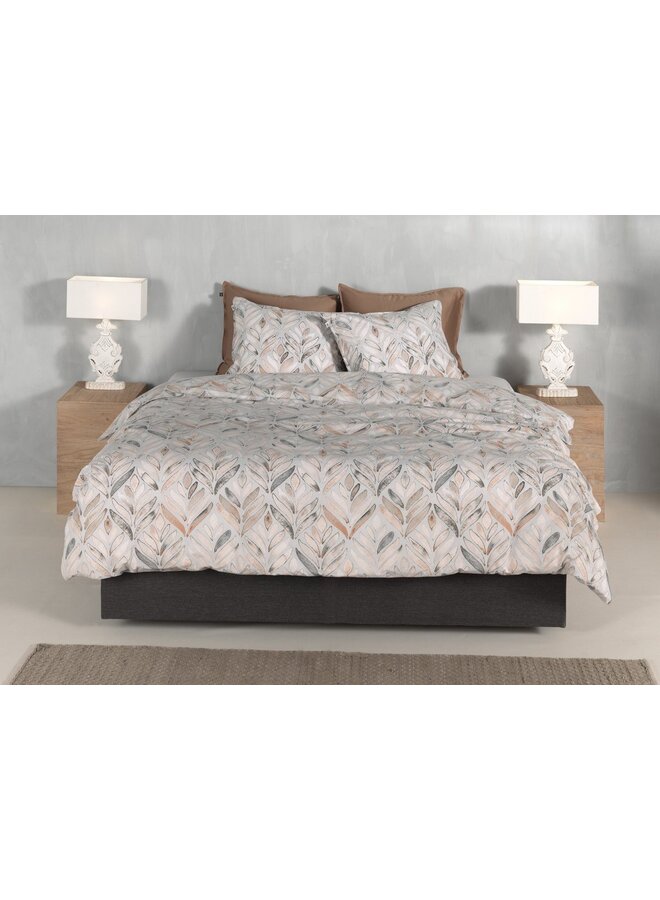 ZO! Home Dekbedovertrek Lupe Naturel  - Katoen