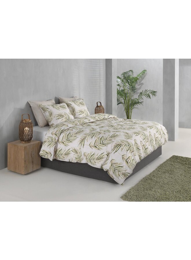 ZO! Home Dekbedovertrek Plama Beige - Katoen