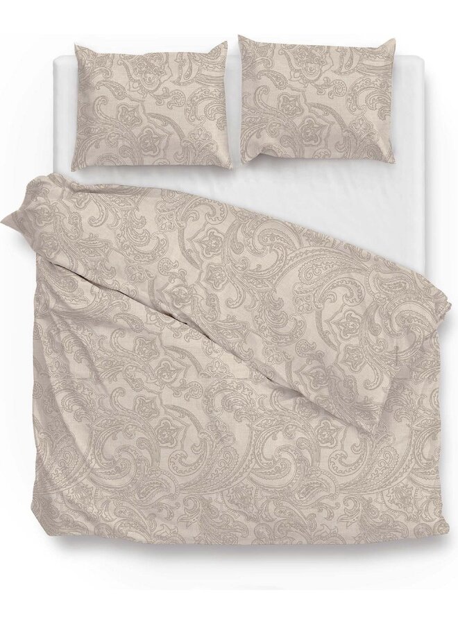 Dekbedovertrek Paisley-di-Lino Beige - Katoen